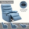Hzlagm Everglade 30.2 in. W Technical Leather Upholstered 3 Position Manual Standard Recliner - 3 of 4