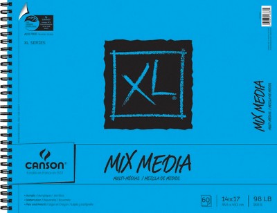 Canson Xl Spiral Multi-media Paper Pad 9x12-60 Sheets : Target