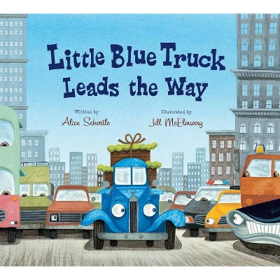 Little Blue Truck Leads the Way Lap Board Book - by  Alice Schertle