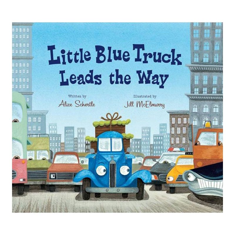 Little Blue Truck Leads the Way Lap Board Book - by  Alice Schertle, 1 of 2