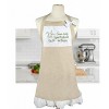 Women’s Cooking Apron Bunny Floppy Parts – 100% Cotton by Manual Woodworkers and Weavers - 2 of 3