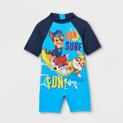 Eakyo Baby Toddler Boys One Piece Swimsuit Rashguard Shirt 