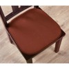 GoodGram Non Slip Chenille Premium Memory Foam Chair Cushions (4 Pack) - 2 of 2