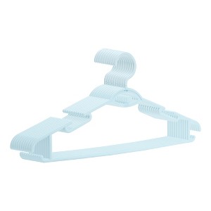 REGALWOVEN Non-Slip Durable Space Saving 360-degree Clothes Hangers 10 Pcs - 1 of 4