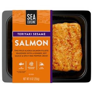 Sea Cuisine Teriyaki Sesame Salmon - Frozen - 9oz - 1 of 4