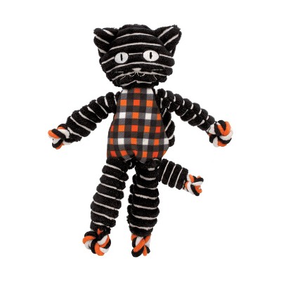 Photo 1 of KONG Halloween Floppy Knots Animal Cat Toy - Black