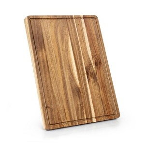 EcoSummer Extra Large Cutting Board 24x18x1.2 Inch Acacia Wood Thick Chopping Board for Meat Veggies Kitchen. - 1 of 4
