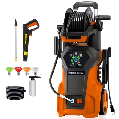 SKONYON 3500 PSI 2.8 GPM Electric High Pressure Washer with LED Control and 3 Cleaning Modes