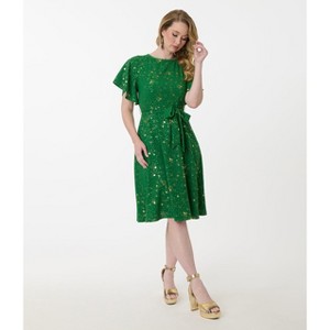 Unique Vintage Women's Swing Dress - 1 of 4