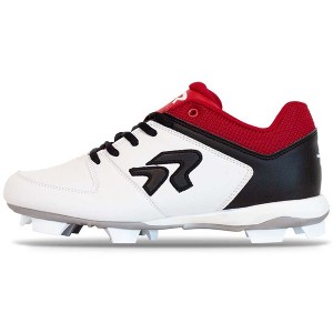 Crampon Ringor Flite Softball Femme, Rouge, Bout Renforcé, Taille US 9.5 (EU 40)