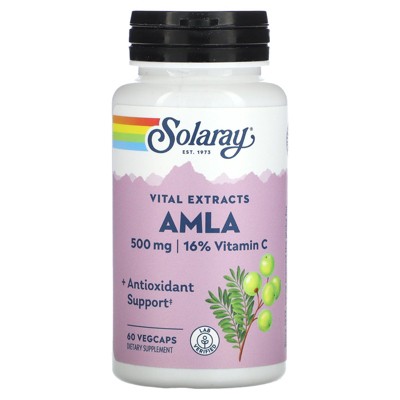 Solaray Vital Extracts, AMLA, 500 mg, 60 VegCaps