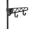 VidaXL Clothes Rack Steel and Non-woven Fabric 21.7"x11.2"x68.9" Black - 4 of 4