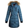 CANADA WEATHER GEAR Women's Winter Jacket - Heavyweight Long Length Bubble Puffer Parka (S-3X) - 2 of 4