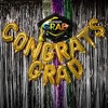 Sparkle and Bash Congrats Grad Balloon Banner - Shiny Gold Balloons for Graduation Party Decorations, Class of 2025, 16 Inch - 2 of 4