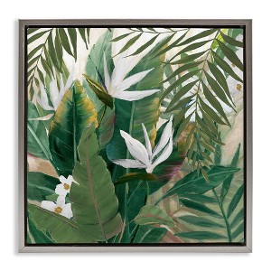 Stupell Industries Tropical Birds Of Paradise Plant, 18" x 18" - 1 of 4