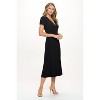 WEST K Women's Haven Short Sleeve Keyhole Printed Midi Dress - 3 of 4