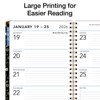 LARGE PRINT 2026 Planner, 8.5"x11": 14 Months (Nov 2025-Dec 2026), Daily/Weekly/Monthly,  Bookmark, Pocket Folder w Sticky Notes (Primrose) - 2 of 4