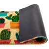Juvale Natural Coco Coir Door Mat with Cactus Design for Outside, Entryway, 17 x 30 Inch Welcome Rug for Front Door, Porch - 3 of 4