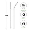 MaseiKar Stainless Steel Straws, Reusable Metal Straws for 30oz 40oz Tumblers Cups Mugs Cold Beverage, Free Cleaning Brush Included - 3 of 4
