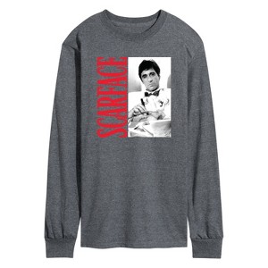 Men's - Scarface - Tony In Tuxedo Long Sleeve Graphic T-Shirt - 1 of 3