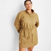 Women's Utility Mini Dress - Future Collective Khaki - 3 of 3