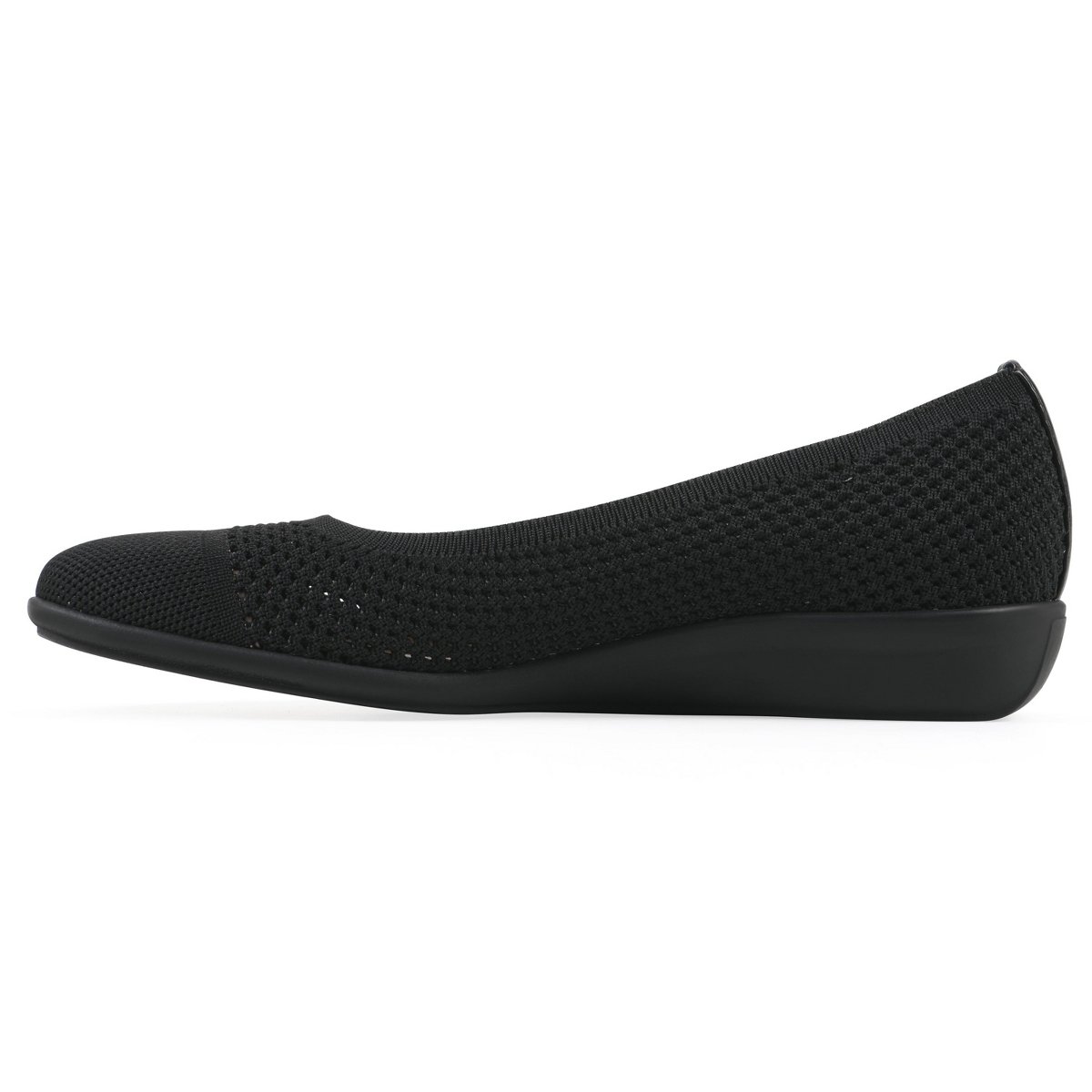Обувь White Mountain Women's Florian Ballet Flat, Black Fabric, 7 — фото 4