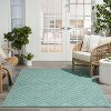 Nourison Versatile Solid Diamond Indoor Outdoor Flatweave Area Rug - 2 of 4