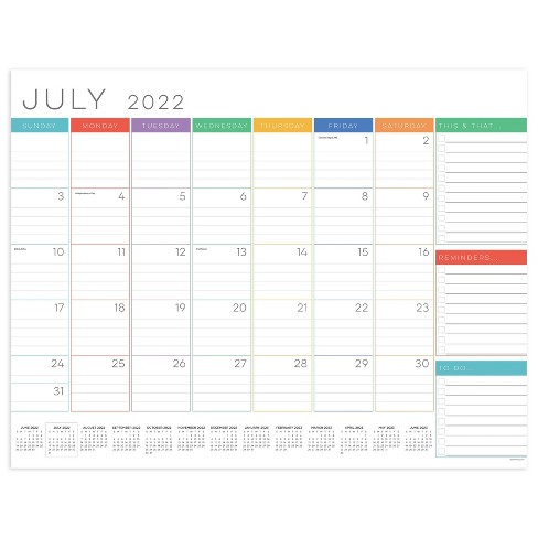 Desk Calendar Desktop Pad Calendar Academic Wall Calendar Monthly Desk Blotter 