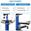 Dual Plunger Hydraulic Transmission Jack with 1322lbs Capacity, 33.5"-69" Adjustable Height,  Stable Foot Pedal Control, 8MM Non-Slip Pad - 4 of 4