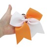 Unique Bargains Women's Fashion Two-Color Bow Hair Elastics 1 Pc - 4 of 4