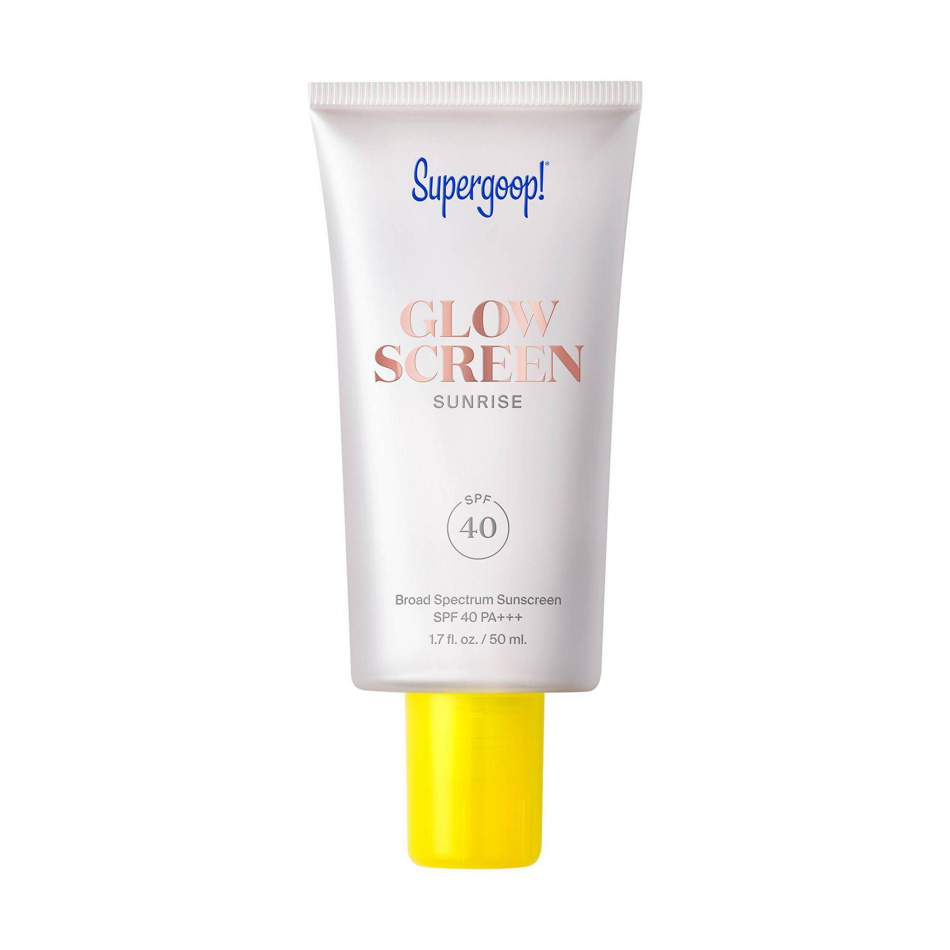 Supergoop! Glowscreen Sunrise Hydrating Glowy Tinted Primer Sunscreen with Hyaluronic Acid + Niacinamide - SPF 40 - 1.7 fl oz