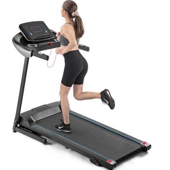 2.5 HP Motorized Treadmill with Audio Speakers and 3 Manual Inclines - ModernLuxe