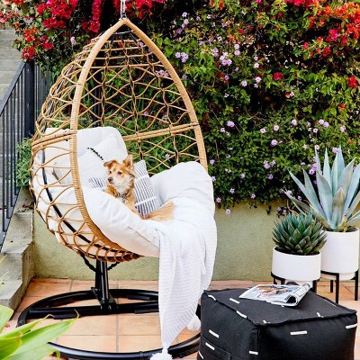 wicker egg chair target