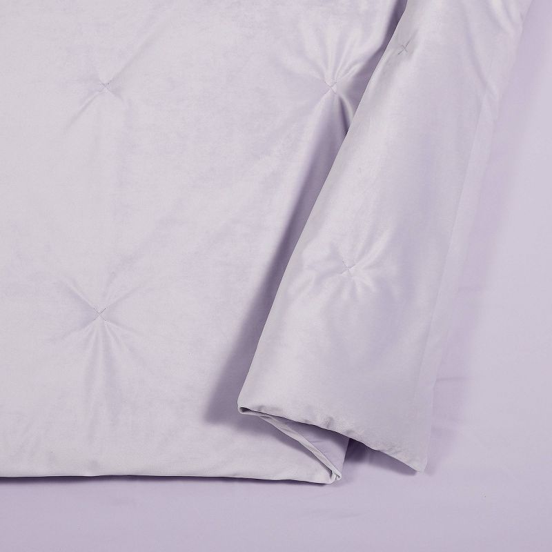 Teen Luxe Velvet Comforter Set Light Purple - Makers Collective, 4 of 5