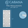 Cabana Air Filters 6 Pack Home HVAC Furnace Air Filters, Capture Unwanted Particles with Pleated Design, MERV 13, 12 x 20 x 1, White - 2 of 4