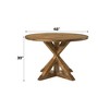 5-Piece Dining Set with Round Table and 4 Upholstered Chairs - 2 of 4