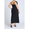 ELOQUII Women's Plus Size Pleated Fan Ruffle Gown - 3 of 3