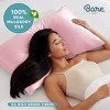 1 Pc 100% Mulberry Silk Pillowcase for Hair and Skin, 19 Momme Silk - Bare Home - 3 of 4