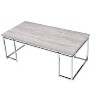 Chafik Natural Oak & Chrome Finish Coffee Table - 3 of 4