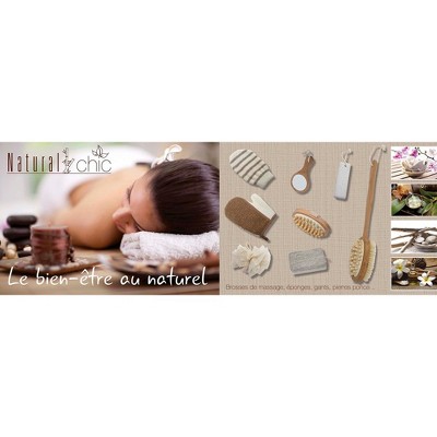 Small Taupe Pumice Stone with Durable String for Exfoliating