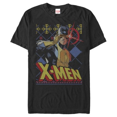 Men's Marvel Ugly Christmas X-Men Cyclops T-Shirt