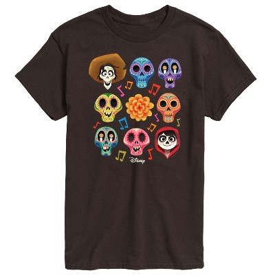 Men's - Coco - Musical Skulls Short Sleeve Graphic T-Shirt