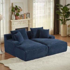 Bedroom Comfort: Fluffy, Assembled Loveseat - 1 of 4