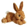 Aurora Small Bitty Bunny Mini Flopsie Adorable Stuffed Animal Brown 8" - 4 of 4
