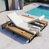YOOCOZZ 2-Piece Outdoor Chaise Lounge Set – Adjustable Recliners with Cushions & Side Table - 2 of 4