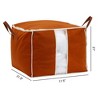 REGALWOVEN Storage Moving Bags for Organizing Bedroom Comforter Closet Organizers and Storage with Handles - 2 of 4