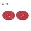 Unique Bargains Sewing Resin Round Flat 4-Hole Replacement Craft Buttons 20 Pcs - 3 of 4