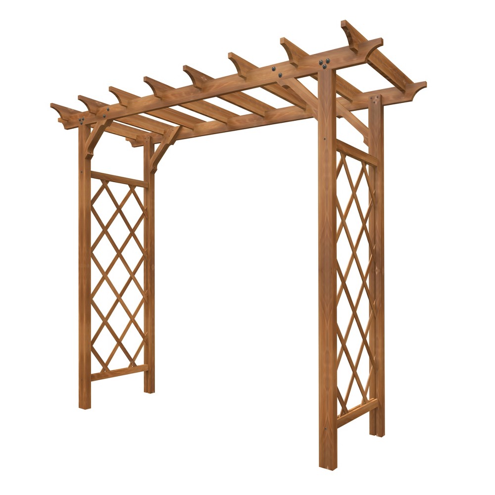 UPC 673995688982 product image for 7' Heartwood Grande Cedar Arbor Brown - Vita | upcitemdb.com