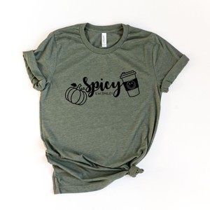 Simply Sage Market S.W.Smiley Spicy Pumpkin Spice Short Sleeve Tee - 1 of 4
