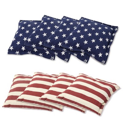 GSE Set of 8 Regulation Size Cornhole Bean Bags. Corn Hole Board Toss Game Replacement Bean Bags